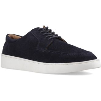 Hush Puppies Riven Veter Leren Heren NAVY Veterschoenen