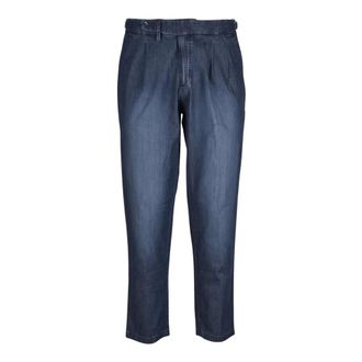 BRIGLIA 1949 Heren, Jeans, Blauw, Maat: W45 Katoen