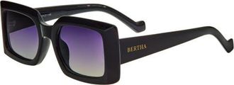 Bertha Sunglasses Miranda Polarized Sunglasses in Black/black at Nordstrom