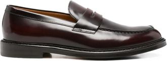 Doucal's Polished-finish Penny Loafers