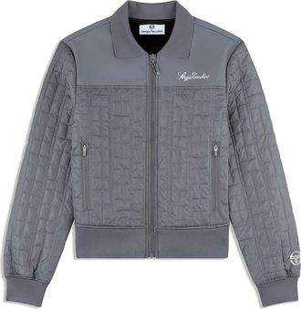 Sergio Tacchini Anji Quilted Track Jacket in Quiet Shade at Nordstrom, Size X-Small