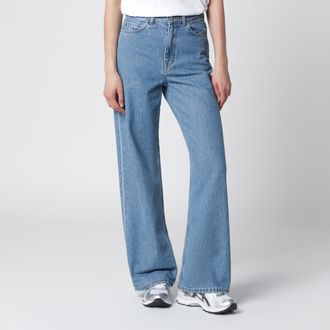 Carhartt Work in Progress Pantaloni Jane a vita alta in denim blu