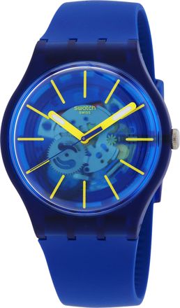 Swatch Revealed In The Depths Quartz Blue Dial Unisex Watch SO29I100