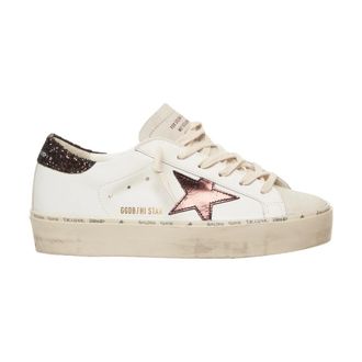 Golden Goose Sneakers, female, White, 4 UK, Vintage Hi Star Classic Trainers Bianco