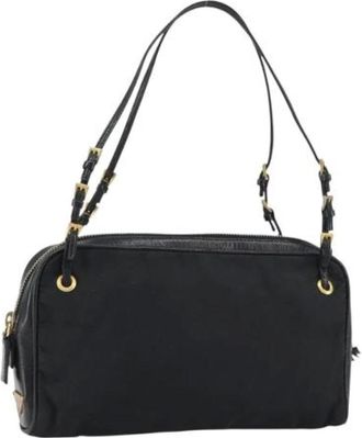 Prada Pre-owned Shoulder Bags, female, Black, Size: ONE SIZE Pre-owned Vintage Shoulder Bag
