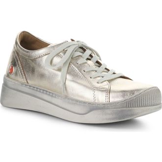 Softinos Apor Sneaker in 017 Champagne Lamina at Nordstrom, Size 10-10.5Us