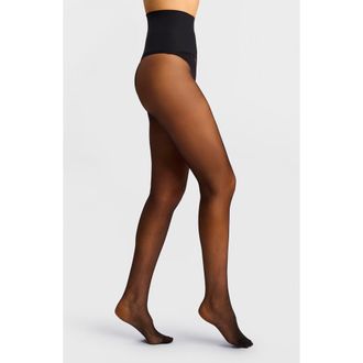 Commando Soft Luxe Sheer Tights in Black at Nordstrom, Size X-Large