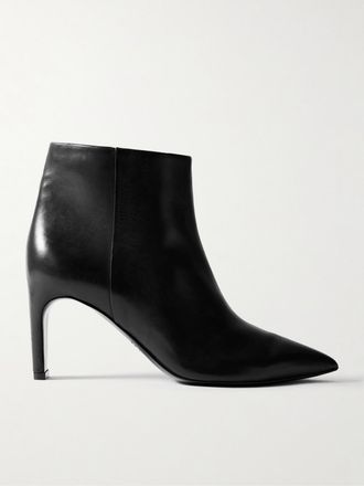 Gabriela Hearst Stivaletti In Pelle Sanson - Nero