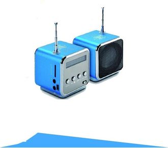Trade Shop Trade Shop - Digital Altoparlante Con Radio Fm, Aux, Usb E Micro Sd/tf Card Slot