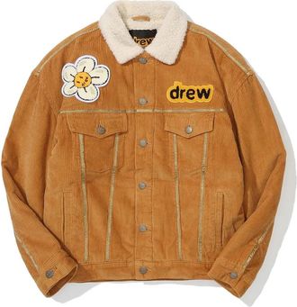 Drew House Corduroy Trucker Jacket Camel DR-FW21-116