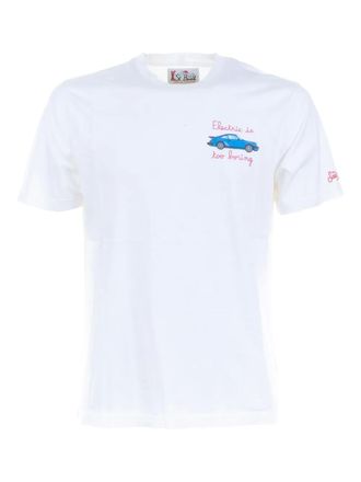 MC2 Saint Barth Electric is Too Boring T-shirt - men - Cotton - S - White