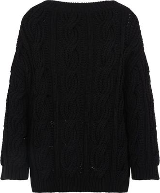 Valentino Garavani Womens Black Wool Sweater - Size X-Small