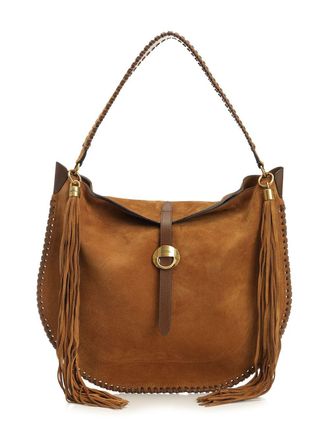 Isabel Marant Oskan Soft Folk-Gz Shoulder Bags Marrone-Donna
