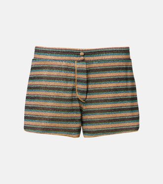 Os&eacute;ree Os&eacute;ree Lumi&egrave;re striped shorts