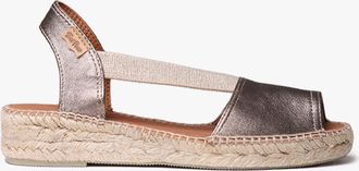 Toni Pons ETNA Womens Espadrille Sandals Bronze - Brown - Size UK 4