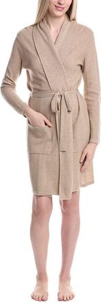 Sofiacashmere Herringbone Texture Cashmere& Wool-Blend Robe