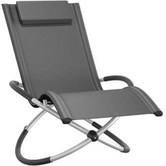 TecTake Tumbona ergon&oacute;mica, plegable, 150 kg, gris