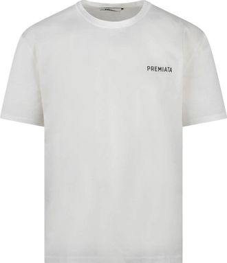 Premiata Logo Grafisch T-shirt - Heren - T-shirts - Wit - XL - Tops