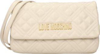 Love Moschino Ik hou van Moschino Damess Koppeling van polyurethaanbeige/ivoor