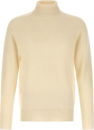 Maryya Su&eacute;ter de cuello alto con aberturas - Knitwear - Hombre - Beige - XL