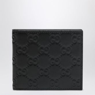 Gucci Black GG Emblem bi-fold wallet