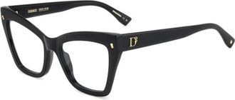 Dsquared2 Mode Brillen Monturen - Dames - Brillen - Zwart - 54 MM - Accessoires