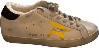 Golden Goose Shearling Ster Sneakers - Heren - Sneakers - Wit - 36 EU - Leer - Schoenen