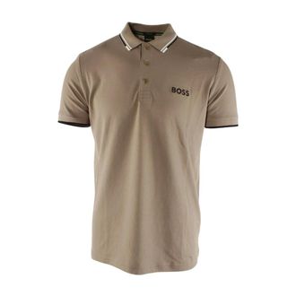 HUGO BOSS Tops, Heren, Beige, S, Katoen, Paddy Pro Polo