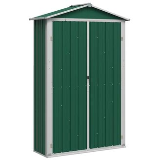 vidaXL Cobertizo De Jard&iacute;n Acero Galvanizado Verde 116x45x175cm Vidaxl