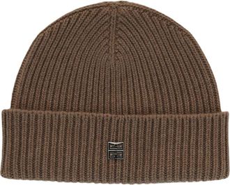 Givenchy Ribbed Wool & Cashmere-Blend Beanie