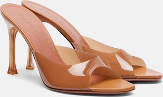 Amina Muaddi Alexa PVC mules