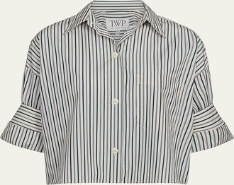 TWP Next Ex Striped Button-Front Shirt