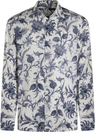 Etro Camicia a fiori - Bianco
