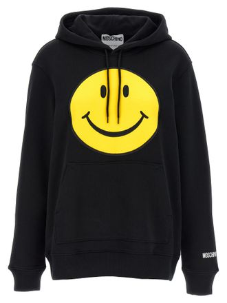 Moschino Black Cotton Womens Hoodie