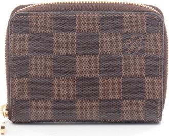 Louis Vuitton Brown Damier Canvas Coated Canvas Coin Purse/Coin Case (Pre-Owned)