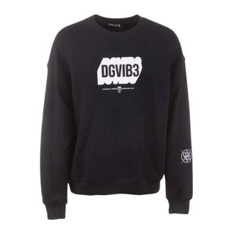 Dolce & Gabbana Hoodies & sweatvesten, Heren, Zwart, L, Katoen, Dgvib 3 Jersey Hoodie