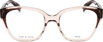 Rag & Bone Ladies Beige Square Eyeglass Frames RNB3071-1