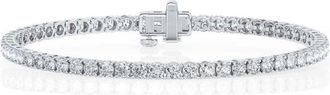 Grown Brilliance 5 Cttw Round Lab Grown Diamond Tennis Bracelet in 10K White Gold, G Color SI Clarity