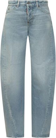Dsquared2 Light Blue Loose Mid Rise Jeans