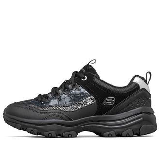 Skechers (WMNS) Skechers Dlites Leisure Chunky Shoes Black 8730041-BBK