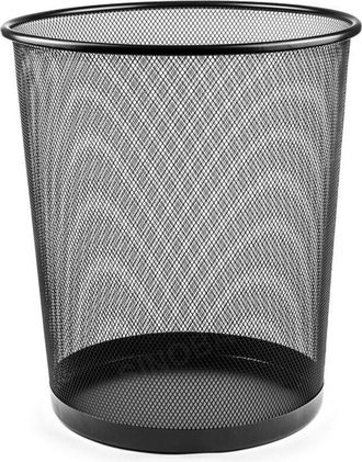 OEM Cubo De Basura De Alambre, 9 Litros, Negro