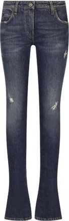 Dolce & Gabbana Low Rise Trumpet Jeans - Dames - Bootcut Jeans - Blauw - M - Katoen - Jeans