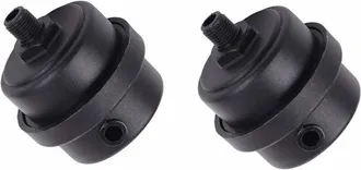 OEM Juego De 2 Filtros Silenciosos Para Compresores De Aire, Carcasa De Pl&aacute;stico, Silenciadores De Pist&oacute;n Para Ventiladores, Compresores De Aire, Calderas