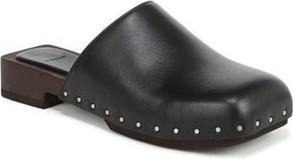 Vince Margarita Mule in Black Leather at Nordstrom, Size 9.5