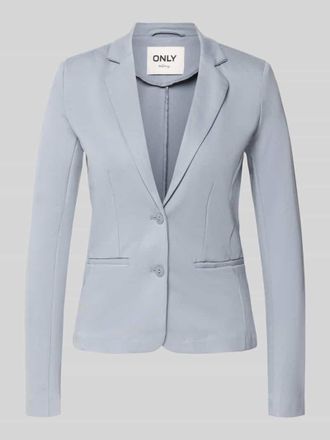 Only Taillierter Kurzblazer aus Viskose-Mix Modell POPTRASH in Ocean, Gr&ouml;&szlig;e XL