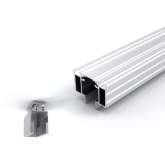 Argenta Shoes Gu&iacute;a Techo Invisible Proslide 2m Primer - Proslide - Gu&iacute;a Empotrable Para Puertas Correderas Hasta 100 Kg