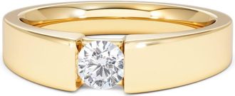 The Diamond Store Certified Jessica 18K Gold Diamond Engagement Ring 0.33CT-F-G/VS