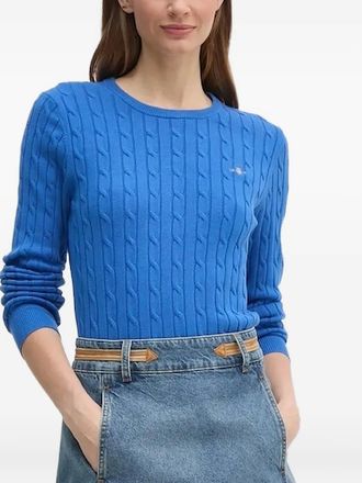 GANT Maglione con lavorazione intrecciata - Rosa