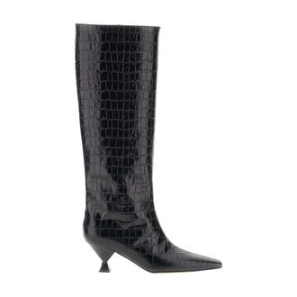 MARIA LUCA Botas Altas - Shoes - Mujer - Negro - 36 EU