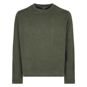 K-Way K-Way, Sweatshirts, male, Green, Size: 2XL Perruel Cotton Cashmere